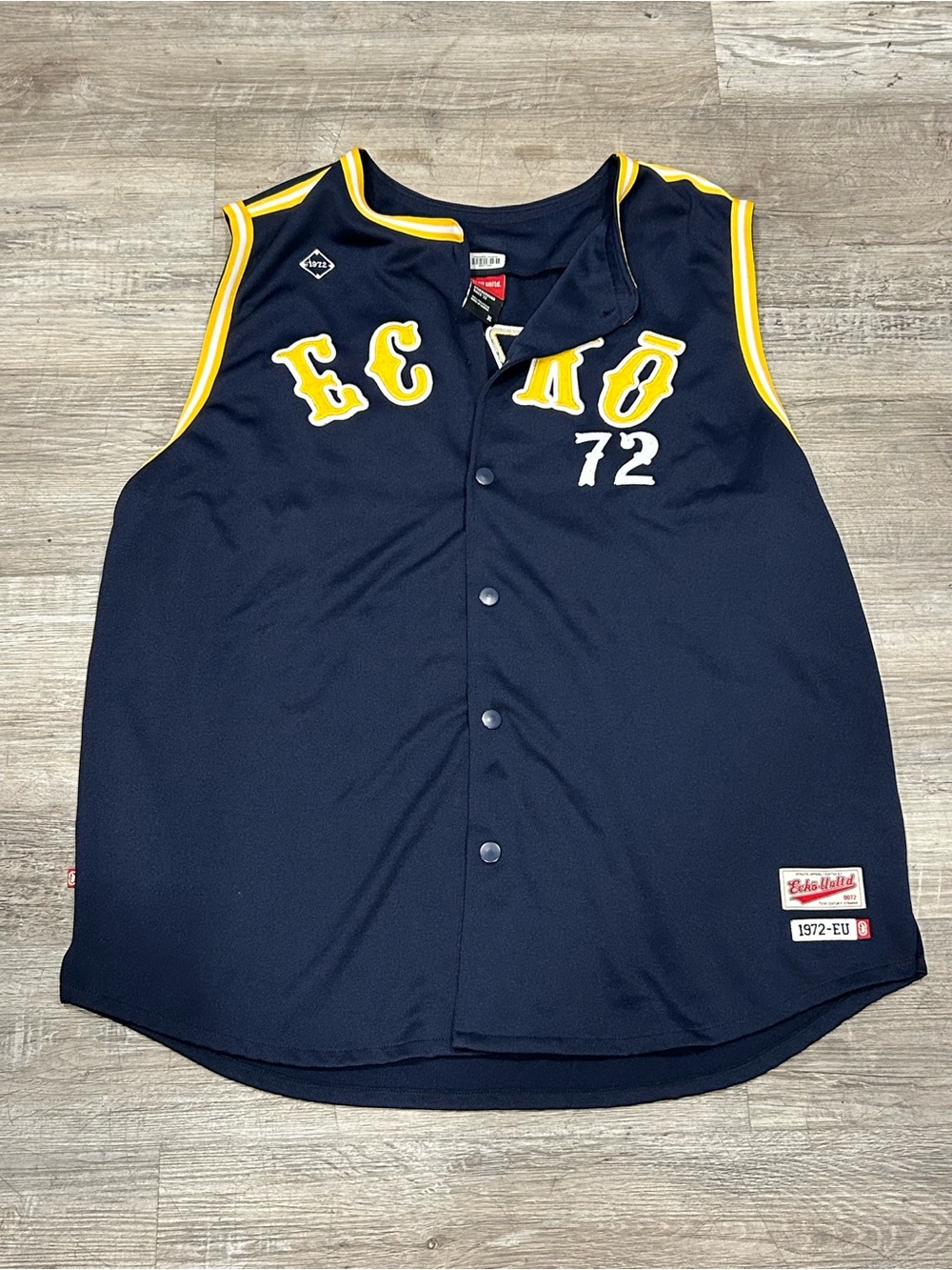 The Ultimate Vintage Y2K Ecko Unltd Sleeveless Baseball Jersey 🦏🔥